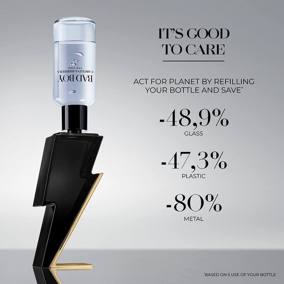 Refil Perfume Carolina Herrera Bad Boy Masculino Eau de Toilette