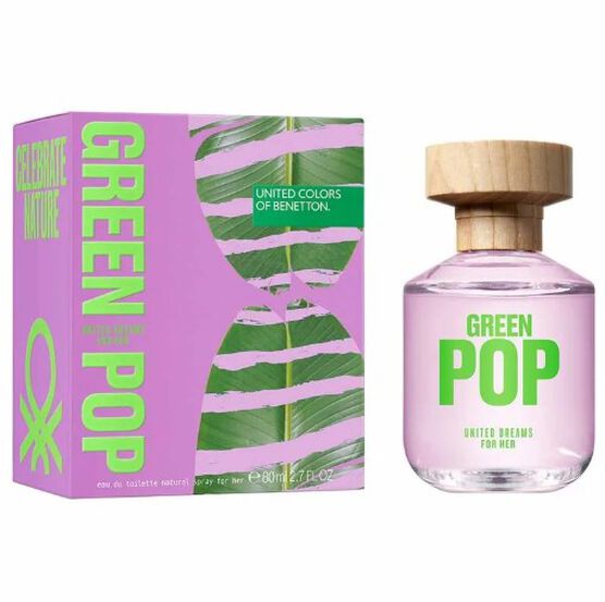 UNITED DREAMS GREEN POP HER EDT 80ML