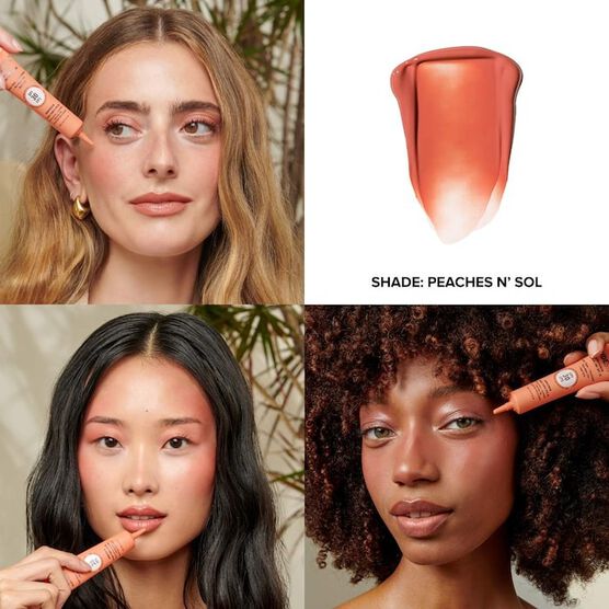 NUDESCREEN BLUSH TINT SPF30-PEACHES 'SOL
