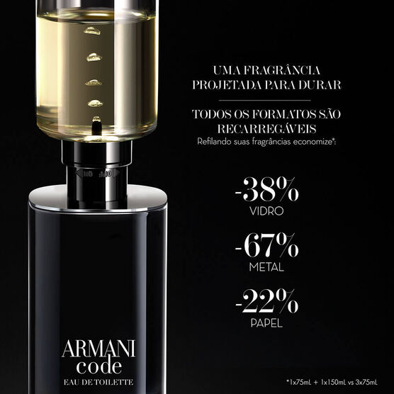 Refil Perfume Armani Code Homme Masculino Eau de Toilette