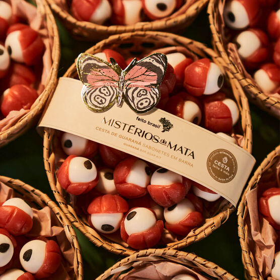 Sabonetes Feito Brasil Cesta de Guaran&aacute;