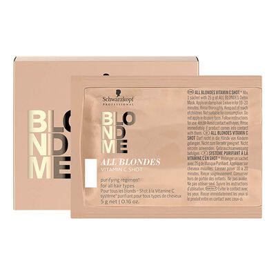 Sach&ecirc; Capilar de Vitamina C Schwarzkopf Blonde Me para Todos os Loiros