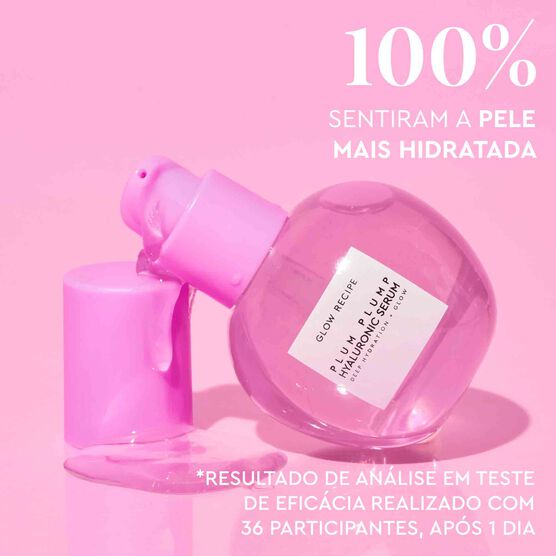 SERUM HIDRATANTE COM HIALURONICO GLOW RECIPE PLUM PLUMP