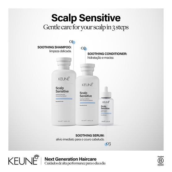 Shampoo Calmante para Couro Cabeludo Sens&iacute;vel Keune Care Scalp Sensitive