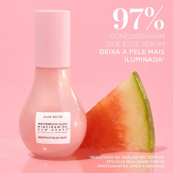 S&Eacute;RUM ILUMINADOR COM NIACINAMIDA GLOW RECIPE WATERMELON GLOW DEW DROPS