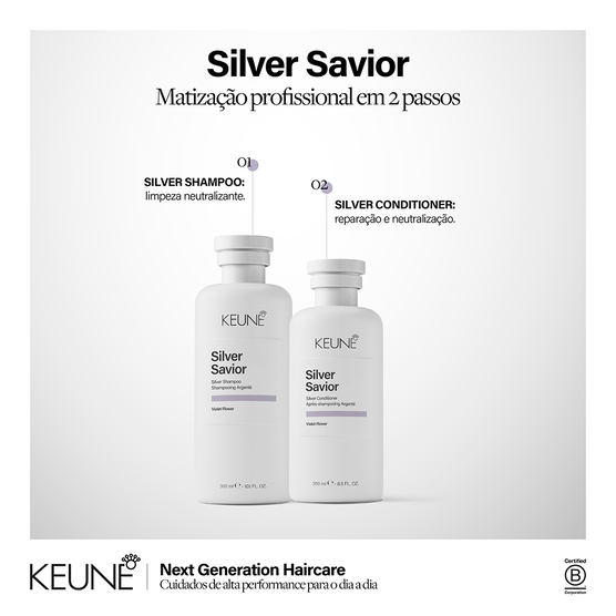 Shampoo Matizador Keune Care Silver Savior