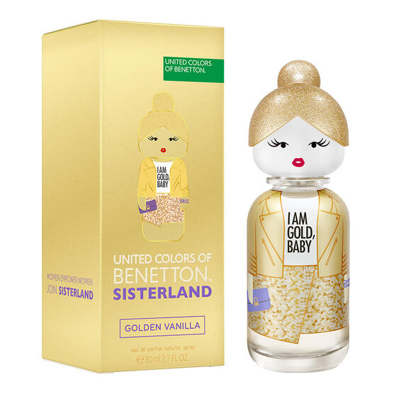 Perfume Benetton Sisterland Golden Vanilla Feminino Eau de Parfum