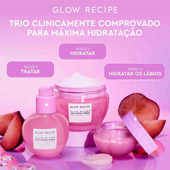 HIDRATANTE LABIAL COM HIALURONICO GLOW RECIPE PLUM PLUMP