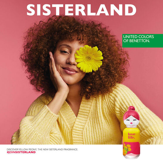 Perfume Benetton Sisterland Yellow Peony Feminino Eau De Toilette