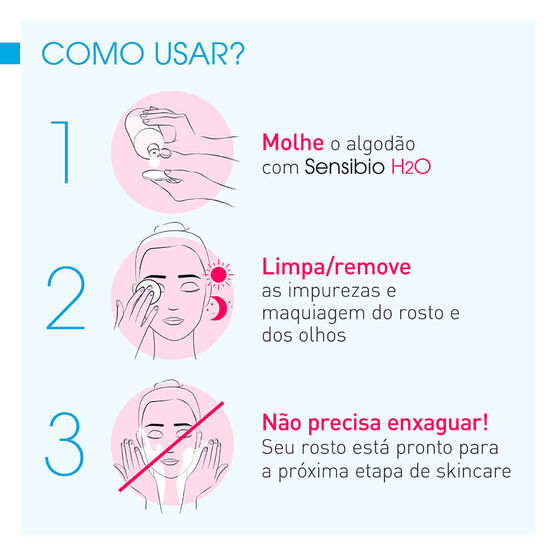 &Aacute;gua Micelar Bioderma Calmante Sensibio H2O