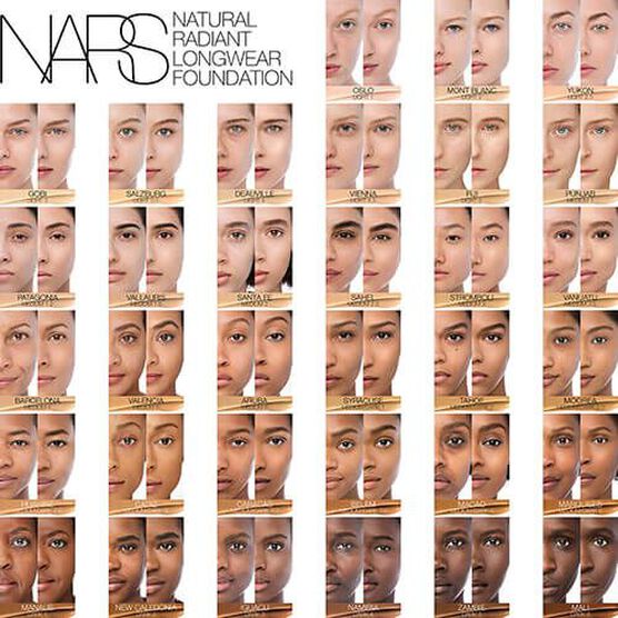 NARS       NAT RADIANT   FDT  MOORE