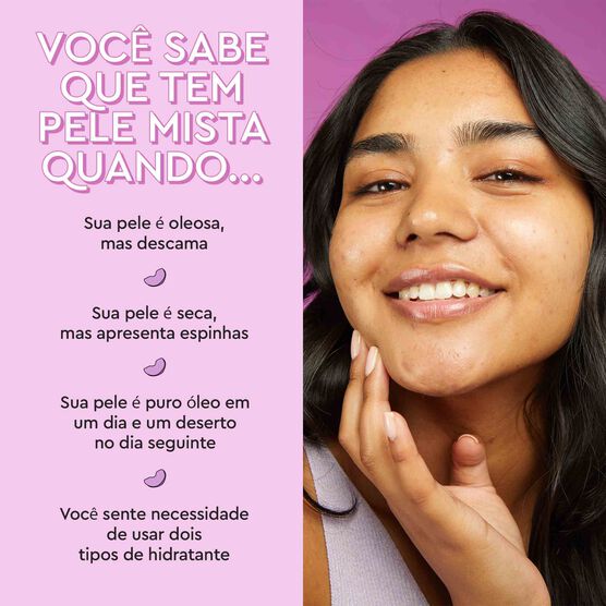 HIDRATANTE FACIAL COM HIALURONICO GLOW RECIPE PLUM PLUMP REFILL