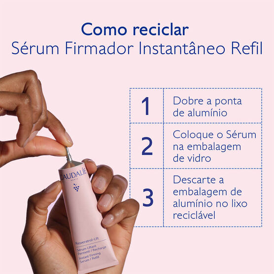 S&eacute;rum Firmador Instant&acirc;neo Caudalie Resveratrol-Lift Alternativa ao Retinol Refil