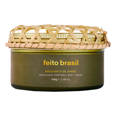 Esfoliante Corporal Feito Brasil Alegria de Ver o Peso Massarica de Jambu