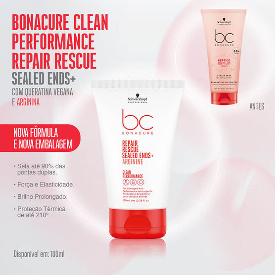 Finalizador Schwarzkopf Bonacure Clean Performance Sealed Ends Repair Rescue