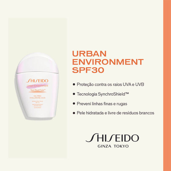 Protetor Solar Shiseido Urban Environment Oil Free Suncare Emulsion SPF 30