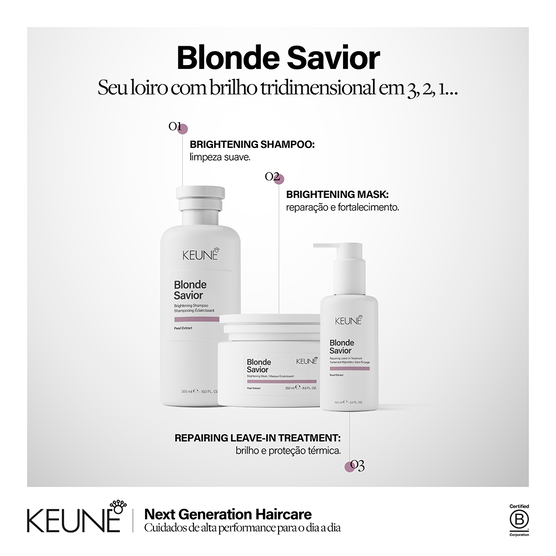 Shampoo Matizador para Loiros Keune Care Blonde Savior