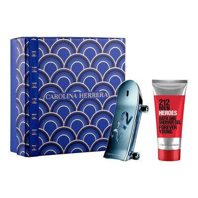 Kit Coffret Carolina Herrera 212 Men Heroes Masculino Eau de Toilette