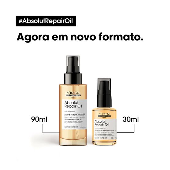 &Oacute;leo Reparador 10 em 1 L'Or&eacute;al Professionnel Absolut Repair Gold Quinoa