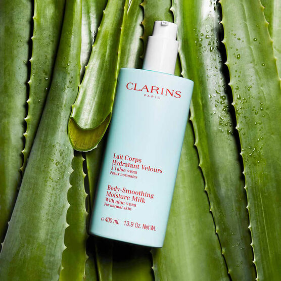 Leite Corporal Clarins Body-Smoothing Moisture Milk with Aloe Vera