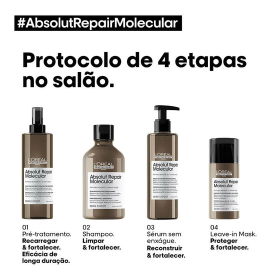 Shampoo L&rsquo;Or&eacute;al Professionnel Serie Expert Absolut Repair Molecular