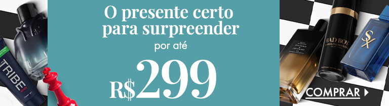 Presentes por até R$ 299